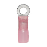 8 AWG heat shrink wire terminals for 1/4" studs.